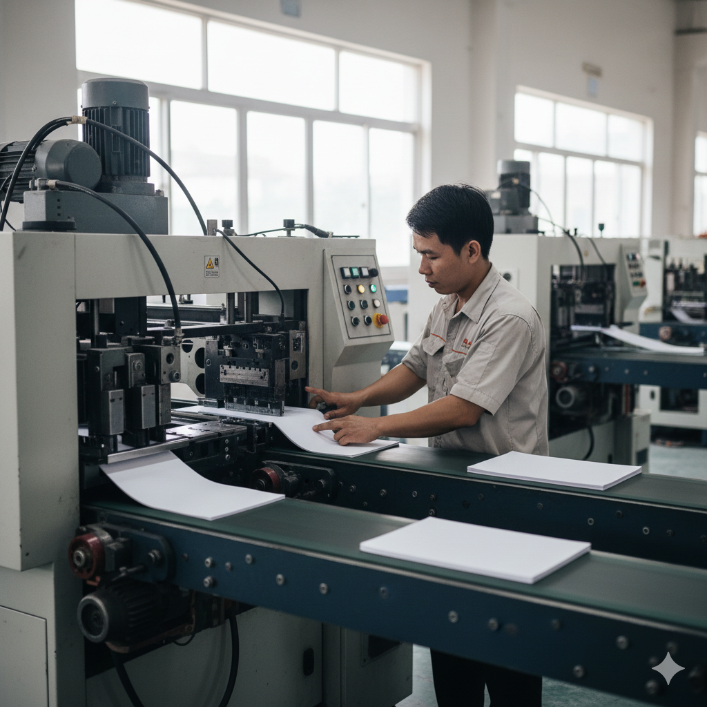 Các lỗi thường gặp khi vận hành máy đóng ghim vở trong xưởng sản xuất